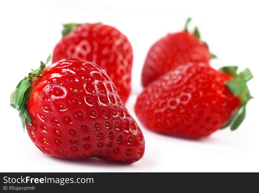 Isolated fruits - Strawberries