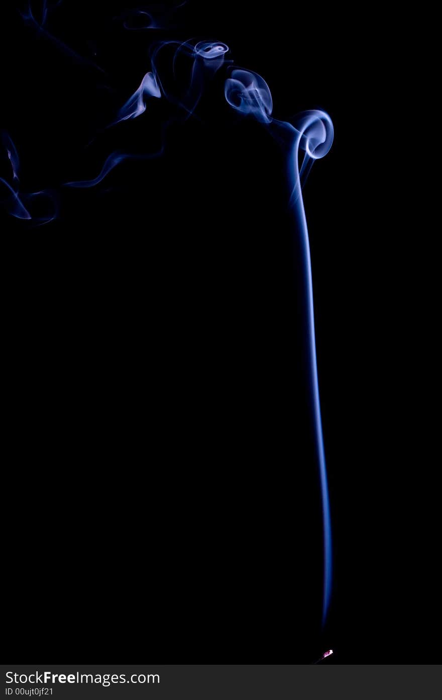 Blue smoke line...