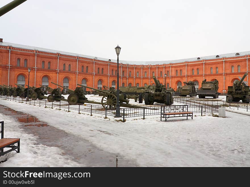 The Soviet and Russian military technics. Russia, St.-Petersburg, March 2008