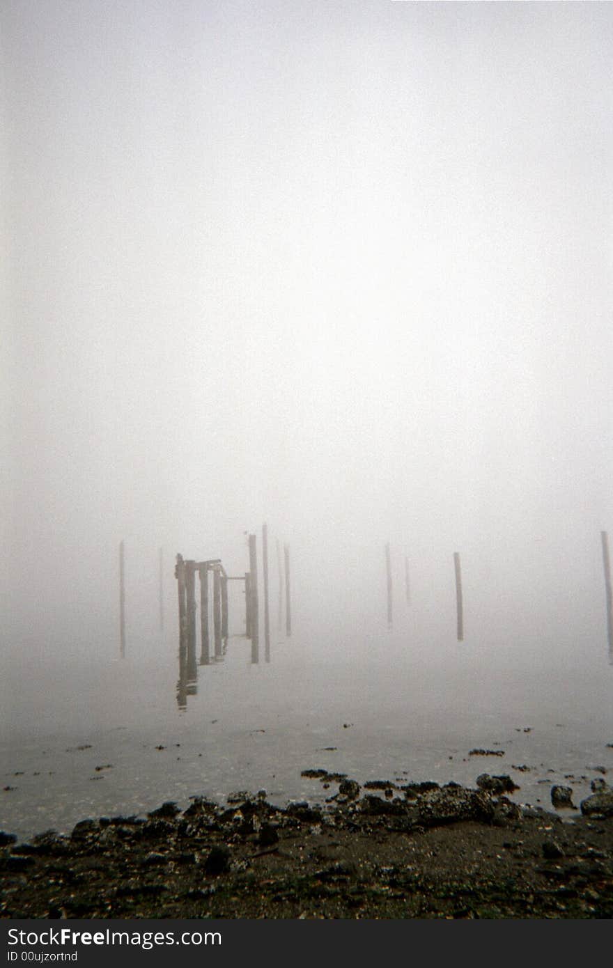 Rocks old pier