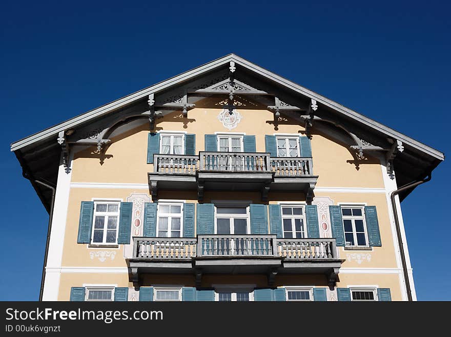 Bavarian town hall of Tegernsee