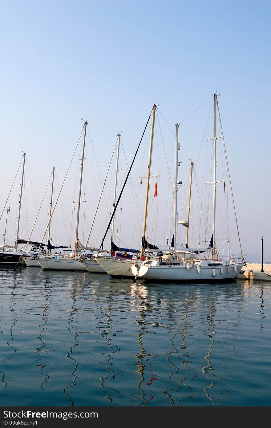 Yachts In Port