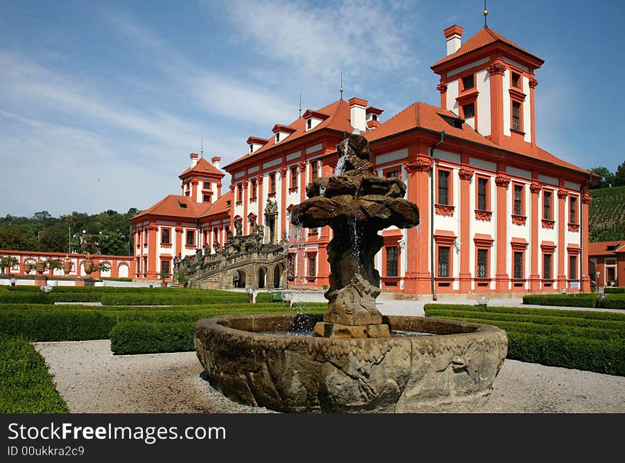 Baroque manor house in Prague