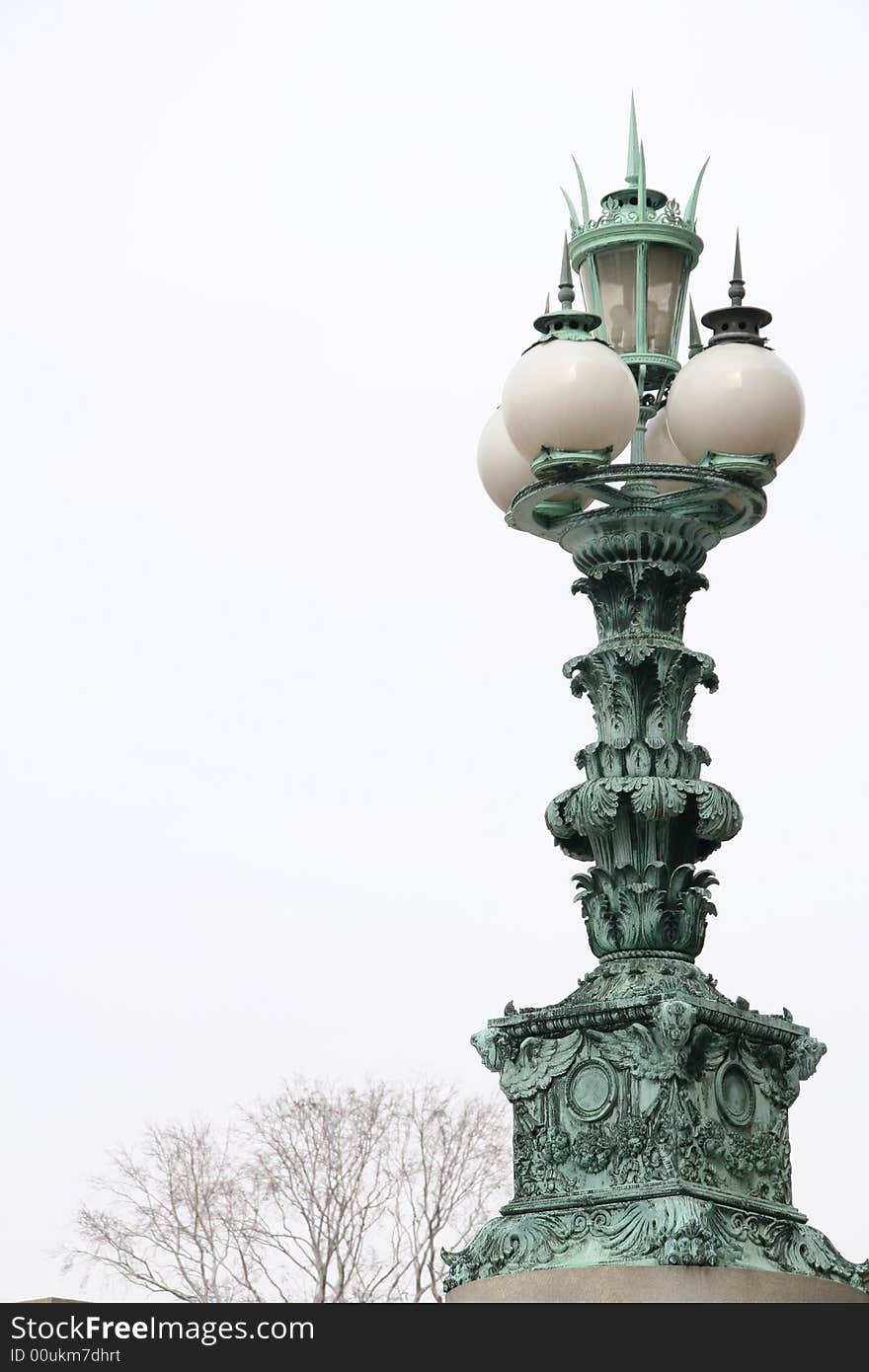 A Streetlamp In Bronze