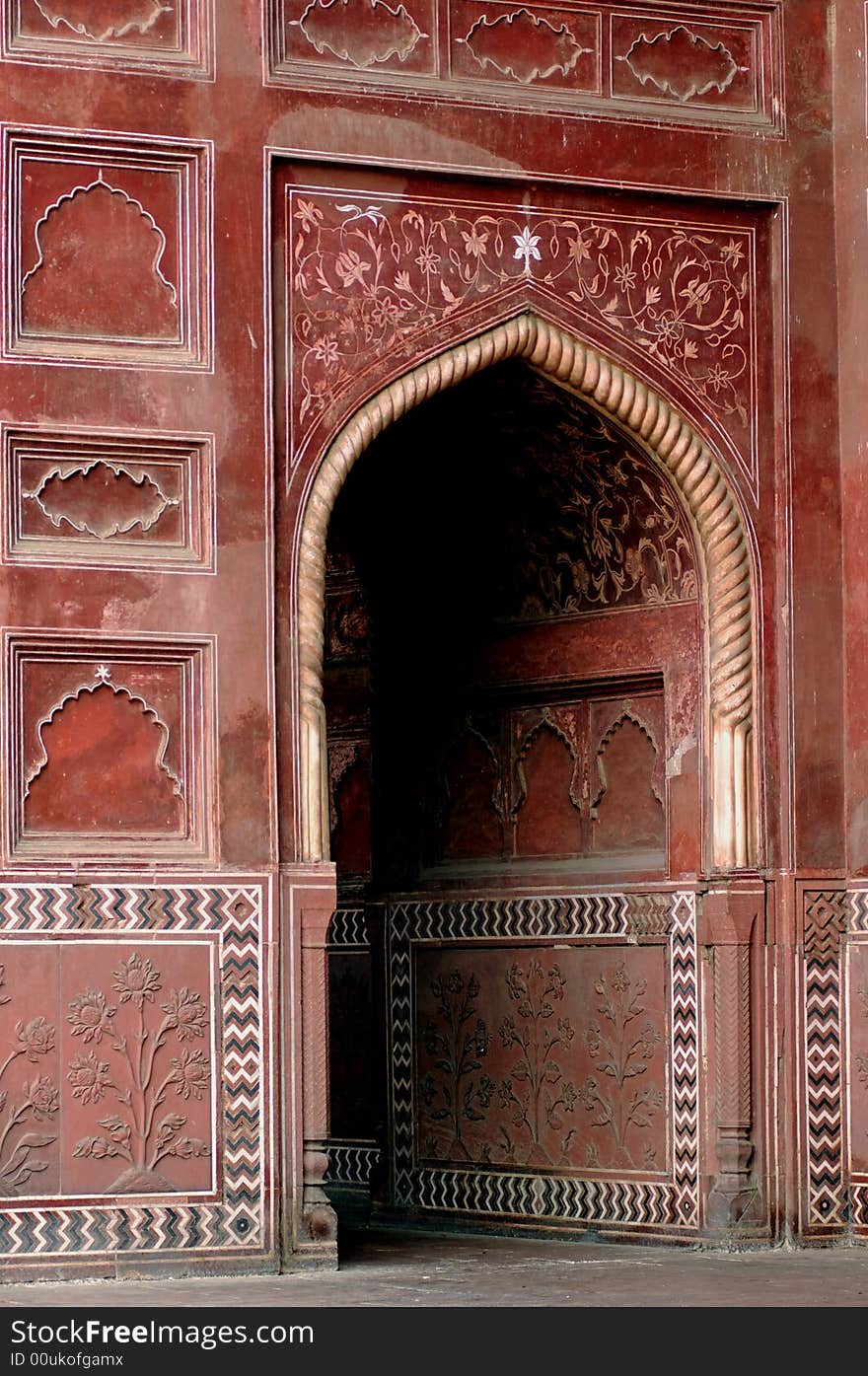 India, Agra: Taj Mahal Mosque