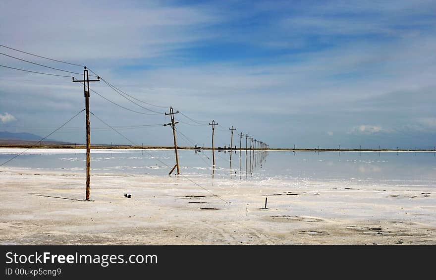 The Caka Salt Lake