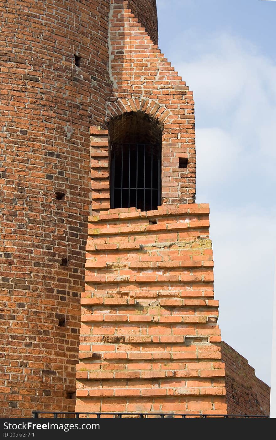 Ruins of medieval castles, fragment of wall. Ruins of medieval castles, fragment of wall