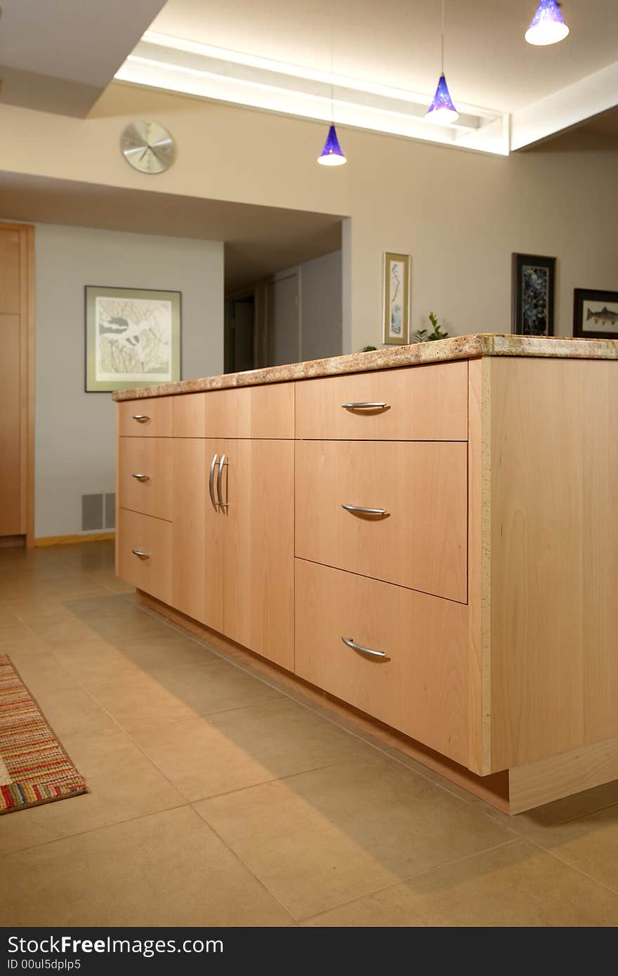 A modern kitchen that has been freshly remodeled