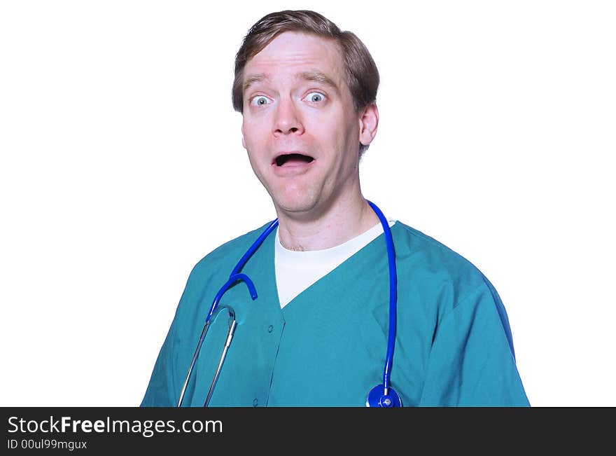 Humorous Expression On A Doctor S Face