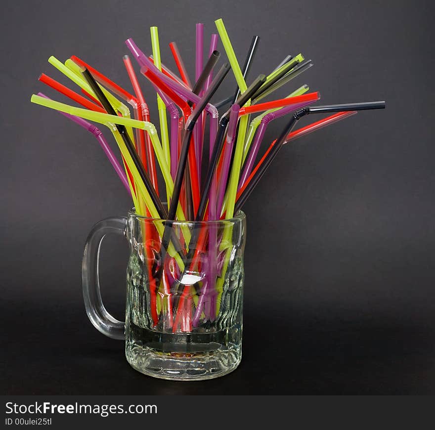 Colorful Straw Bouquet