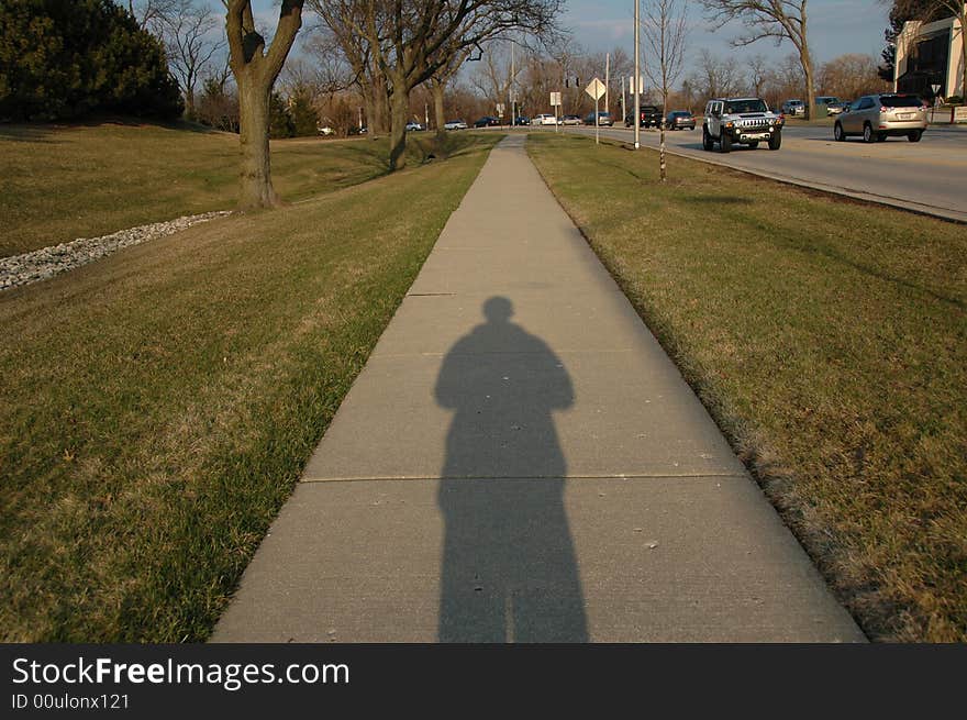 This is a shadow of myself. I am all set for adventure. This is a shadow of myself. I am all set for adventure.