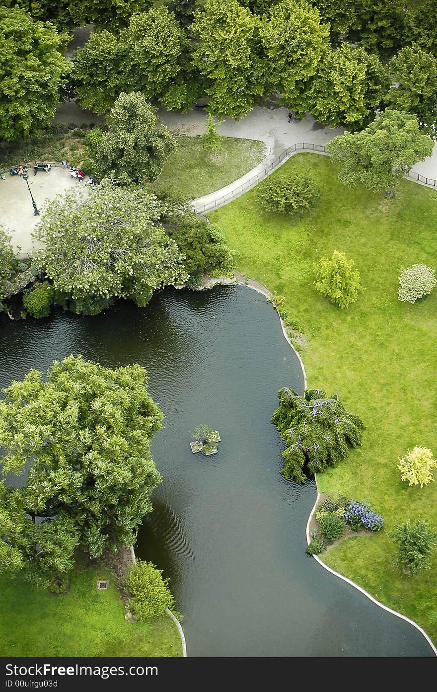 View of a landscape with river