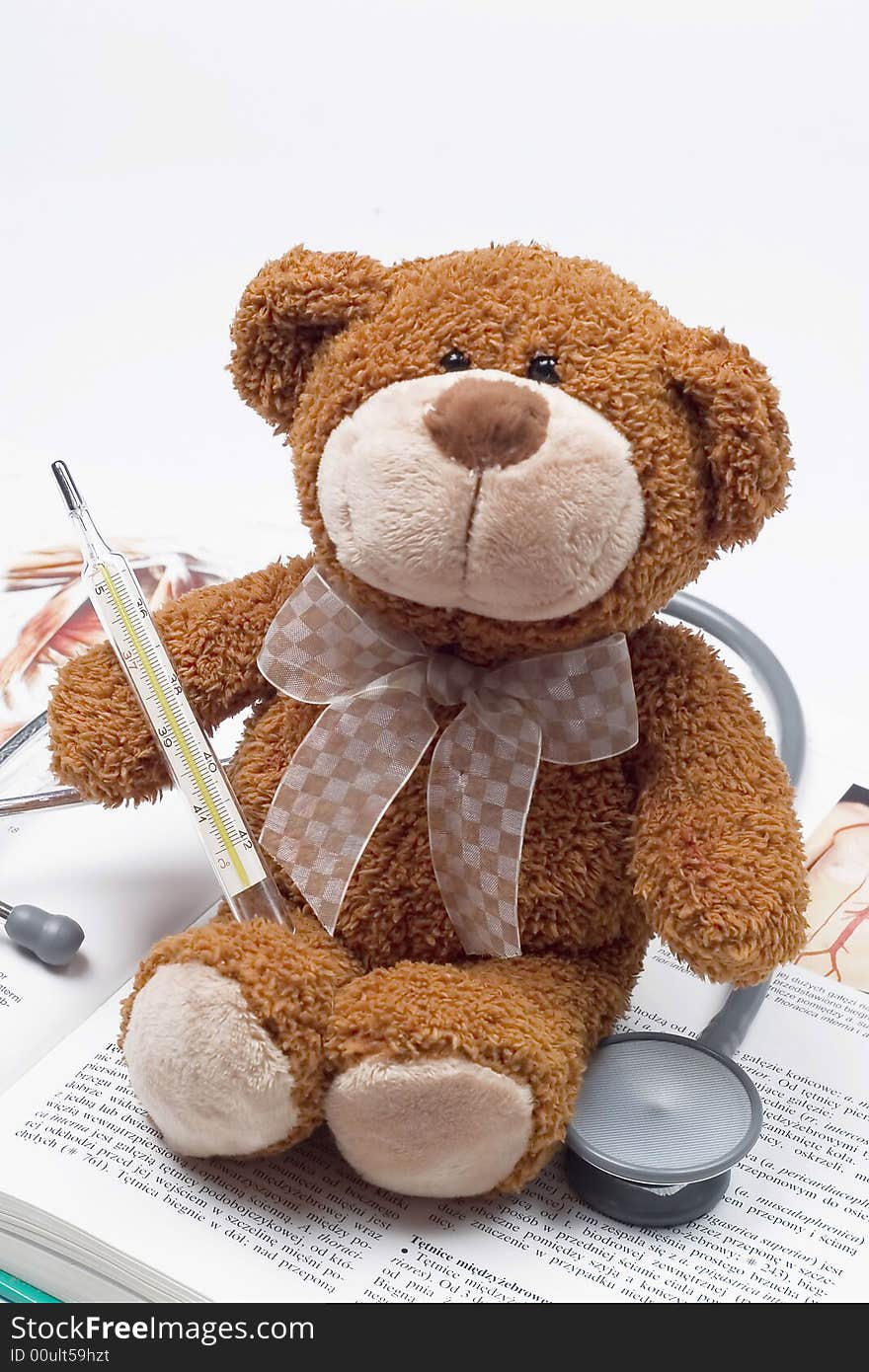 Teddy bear as a doctor