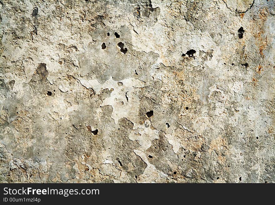 Texture of the old plastered wall. Texture of the old plastered wall