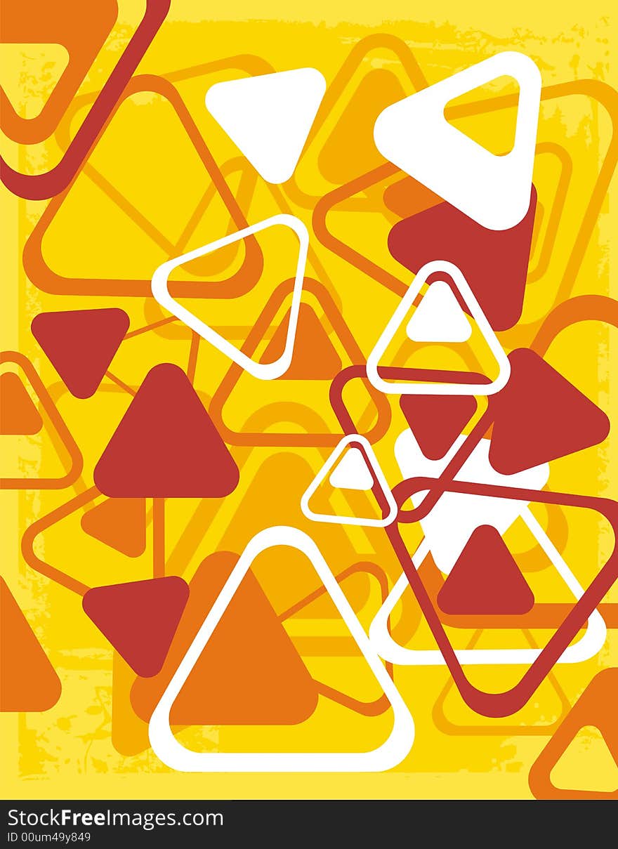 Abstract pattern design with triangles, vector illustration series.