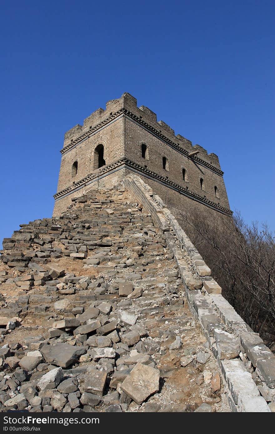 Great Wall of China ruins