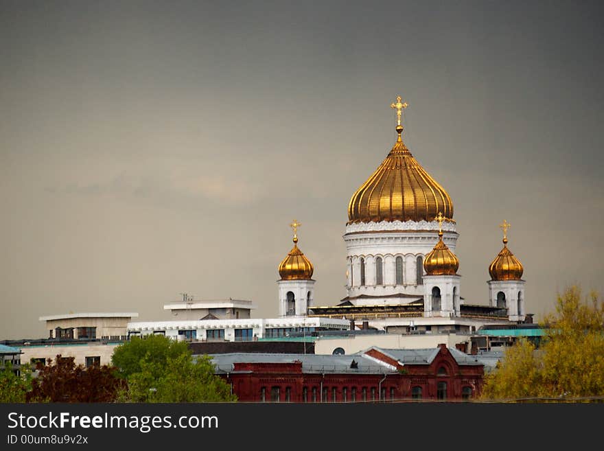 The Temple of the Christ the Savior in Moscow