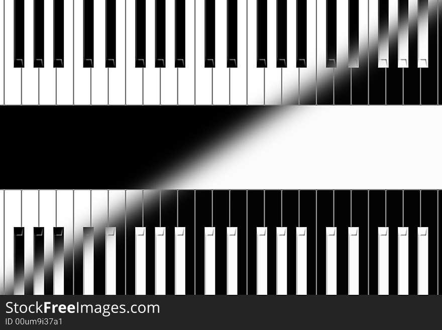 Black keys and white keys of the piano. Black keys and white keys of the piano