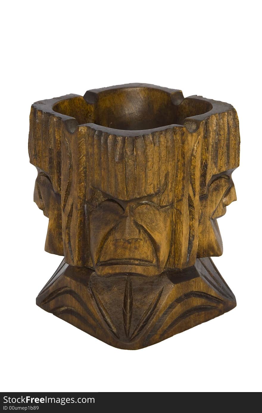 Traditional Ifugao Ashtray. This is a wooden souvenir bought in the Philippines (North Luzon). These wooden pieces are based on old traditional designs and made by the local Ifugao people. Traditional Ifugao Ashtray. This is a wooden souvenir bought in the Philippines (North Luzon). These wooden pieces are based on old traditional designs and made by the local Ifugao people.