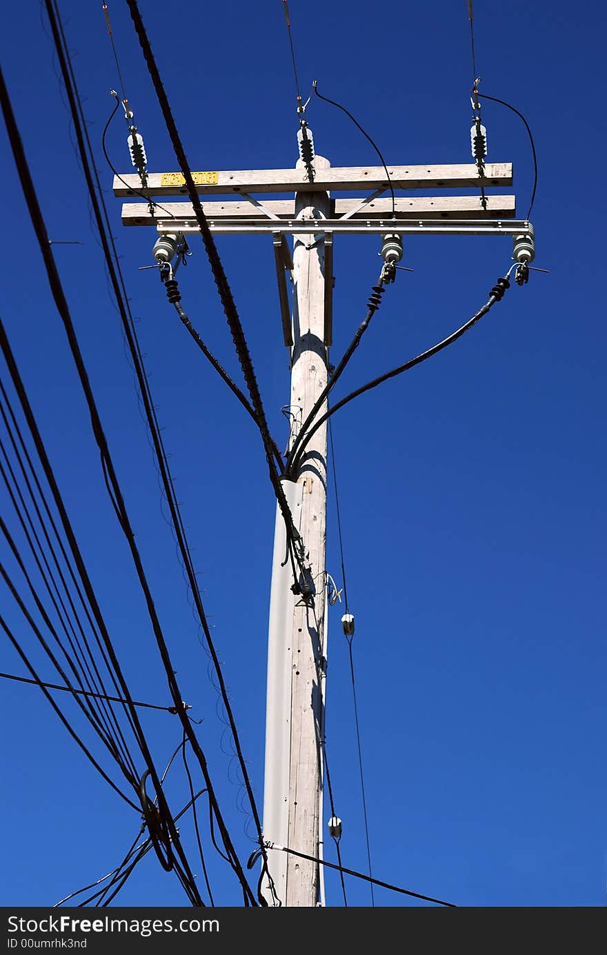 Electrical High Voltage Pole