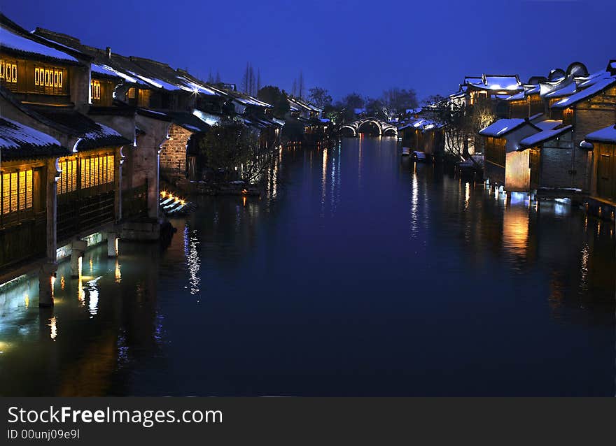 Night Scene In Wuzheng