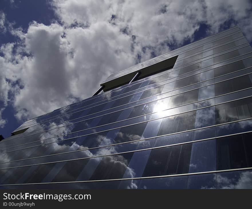 Brilliantly reflective buildings in downtown Melbourne Australia. Brilliantly reflective buildings in downtown Melbourne Australia.