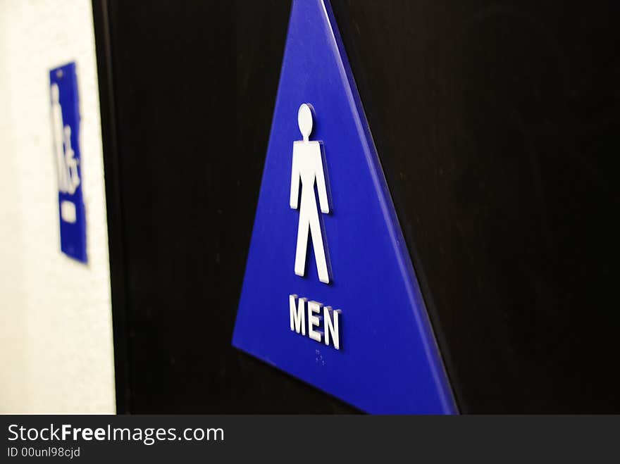 Men s Bathroom Sign