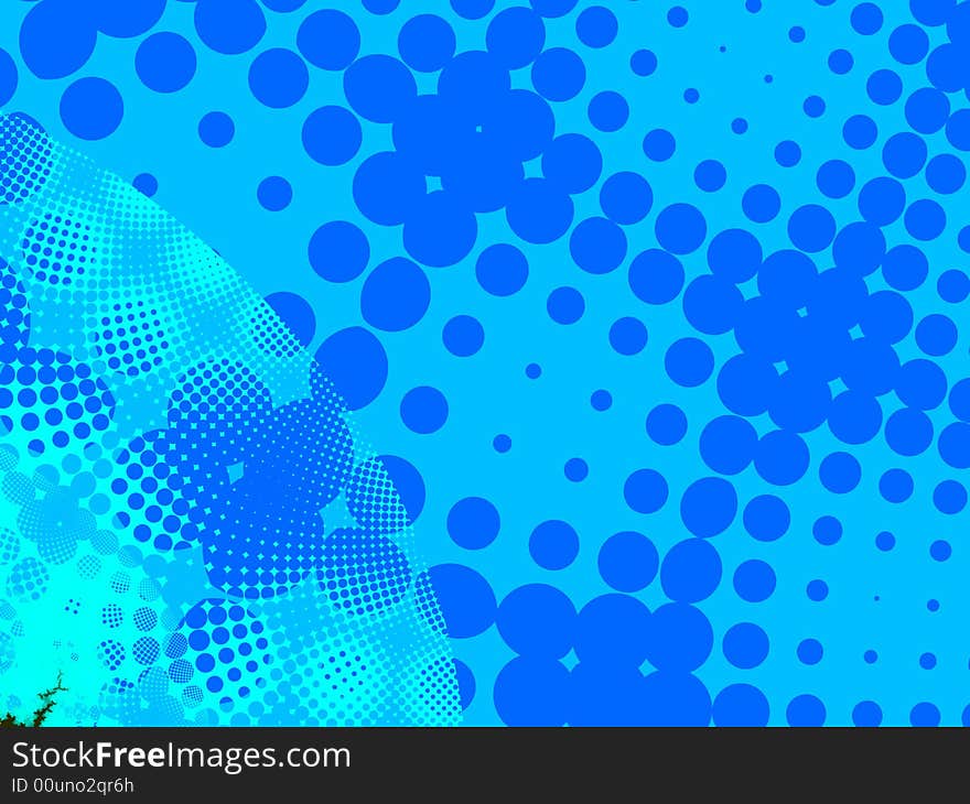 Abstract halftone background