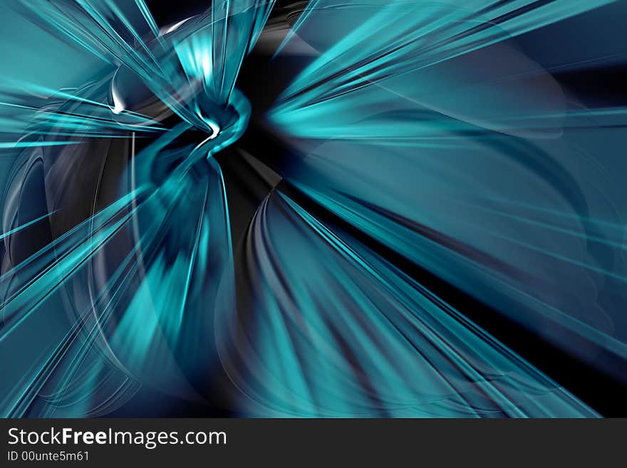 Photoshop created abstract background, featuring green and blue colors.