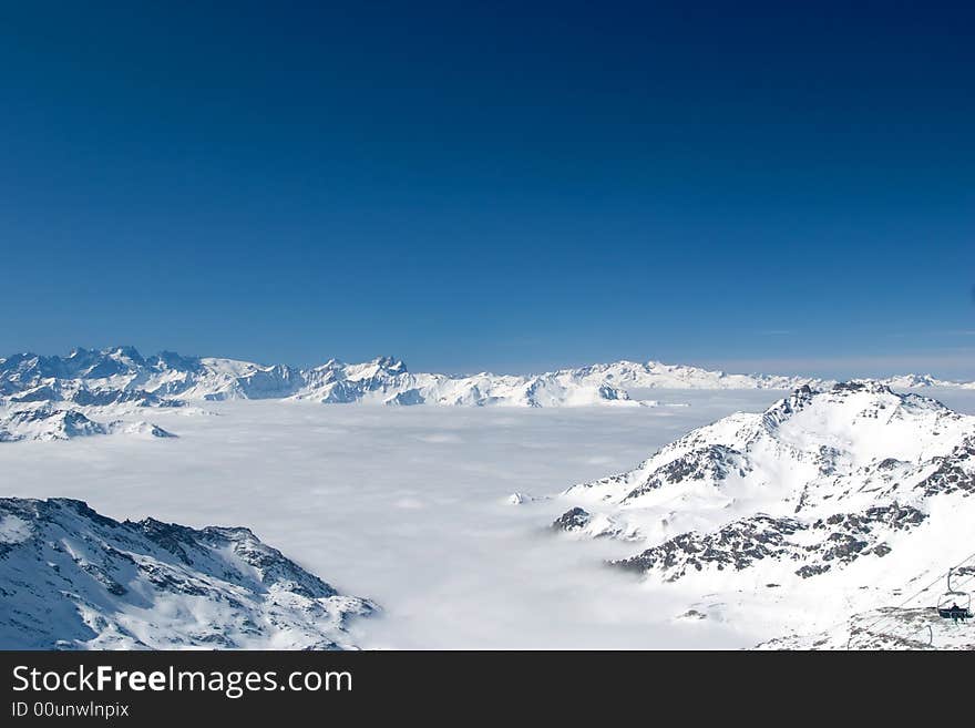 Snowy Alps