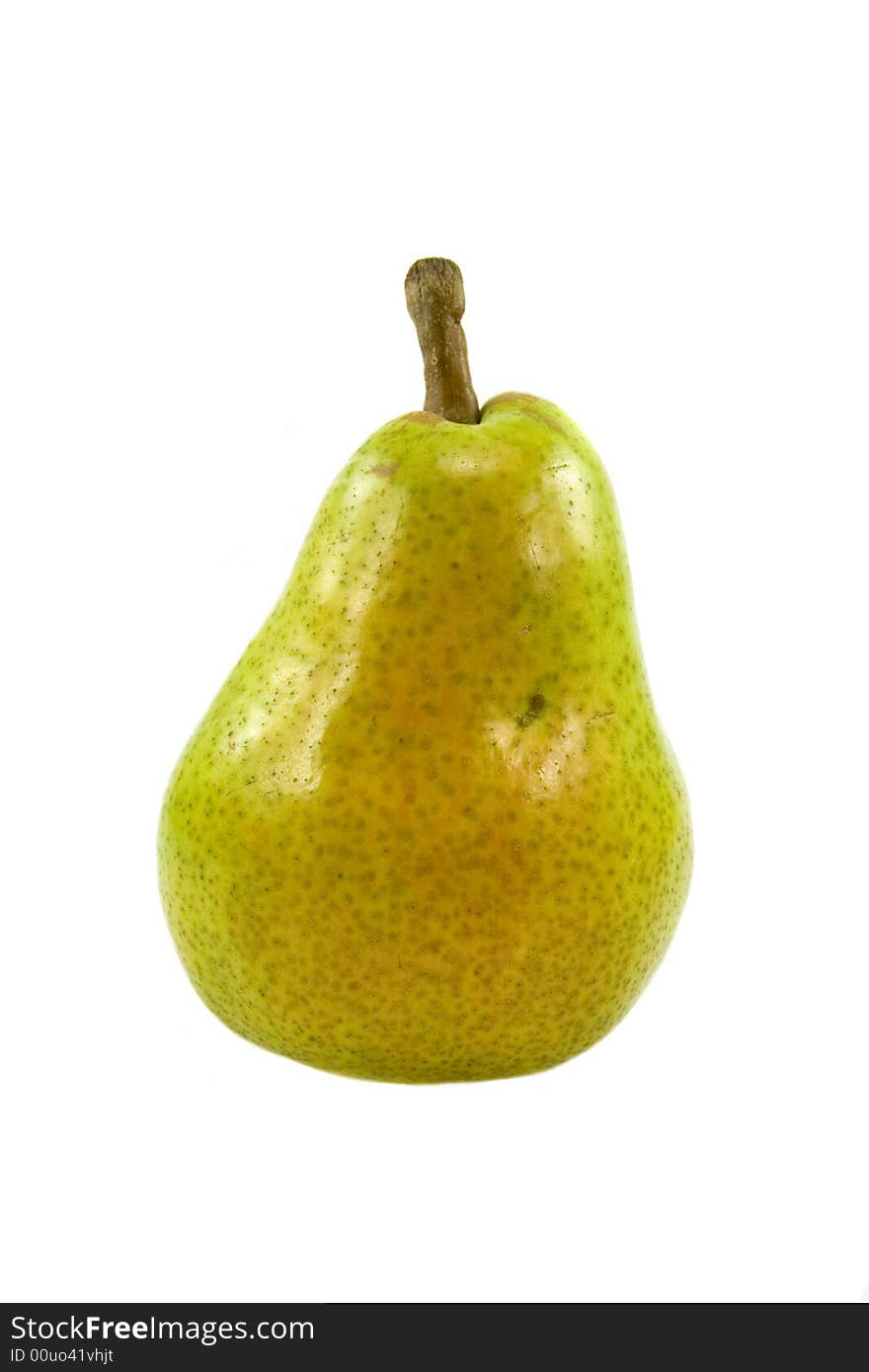 Pear isolated on white