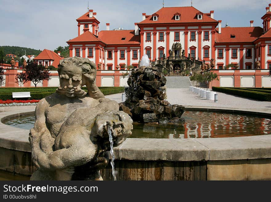 Baroque manor house in Prague