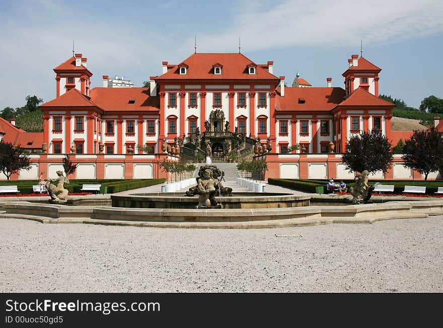 Baroque manor house in Prague