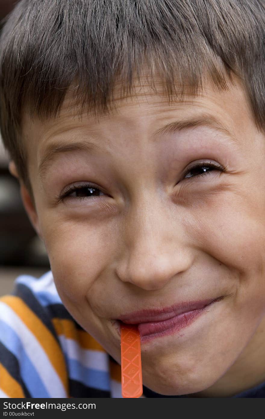 Boy with an ice-cream