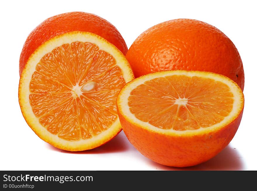 Close-up Perfectly Fresh Orange