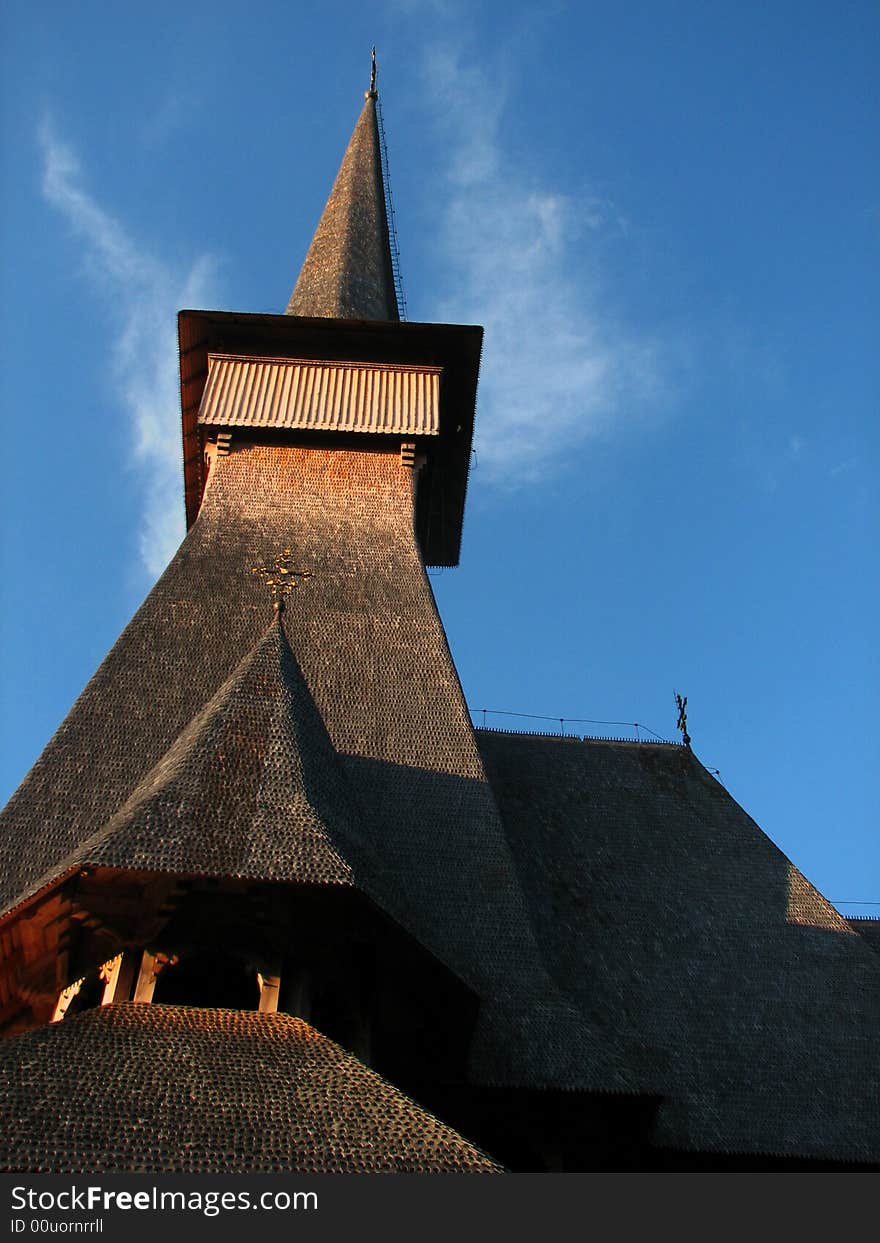 The talles wooden church of Europe