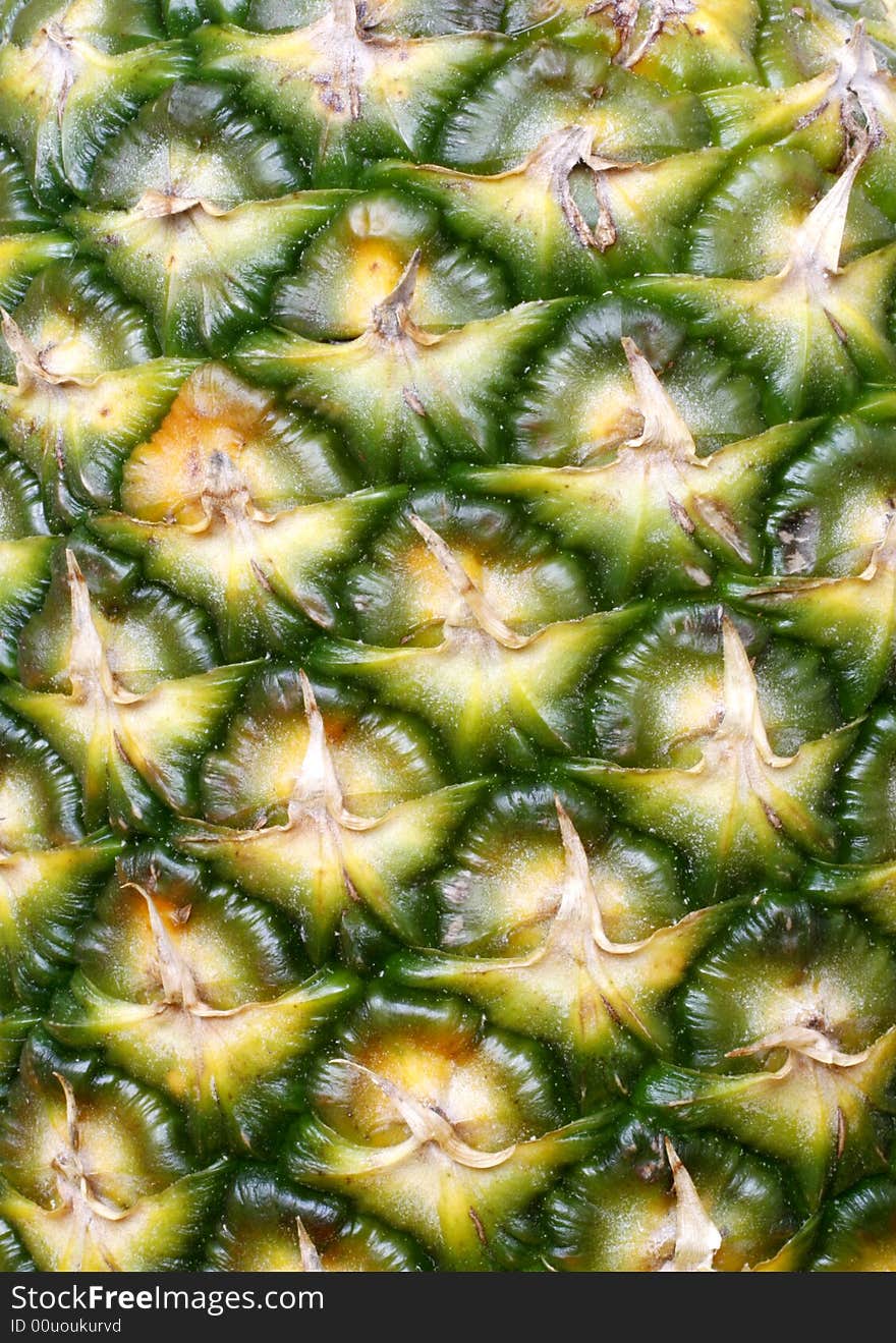 Macro lens under local pineapple. Macro lens under local pineapple.