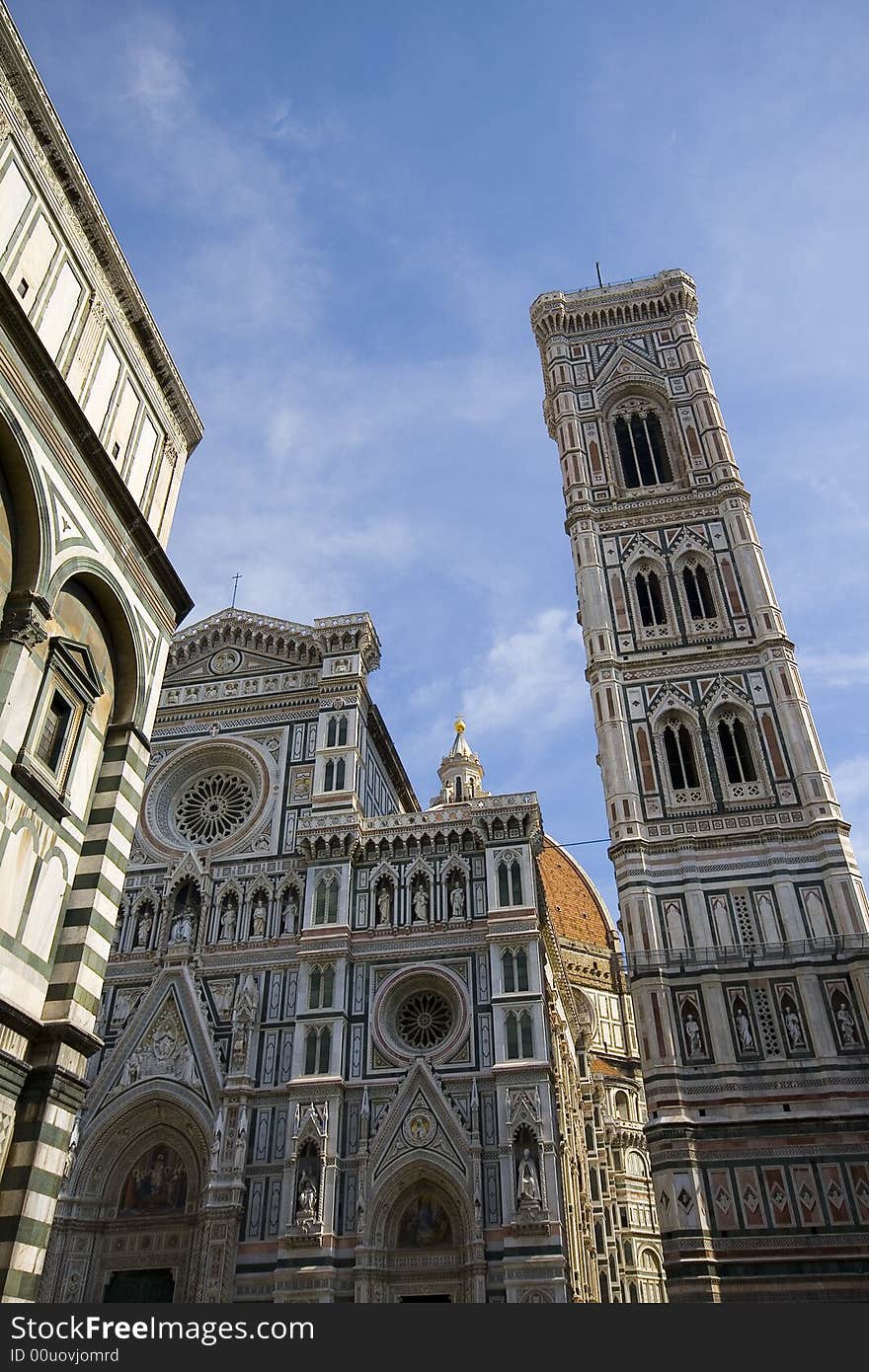 The beautyful chatedral dome of florence, italy. The beautyful chatedral dome of florence, italy