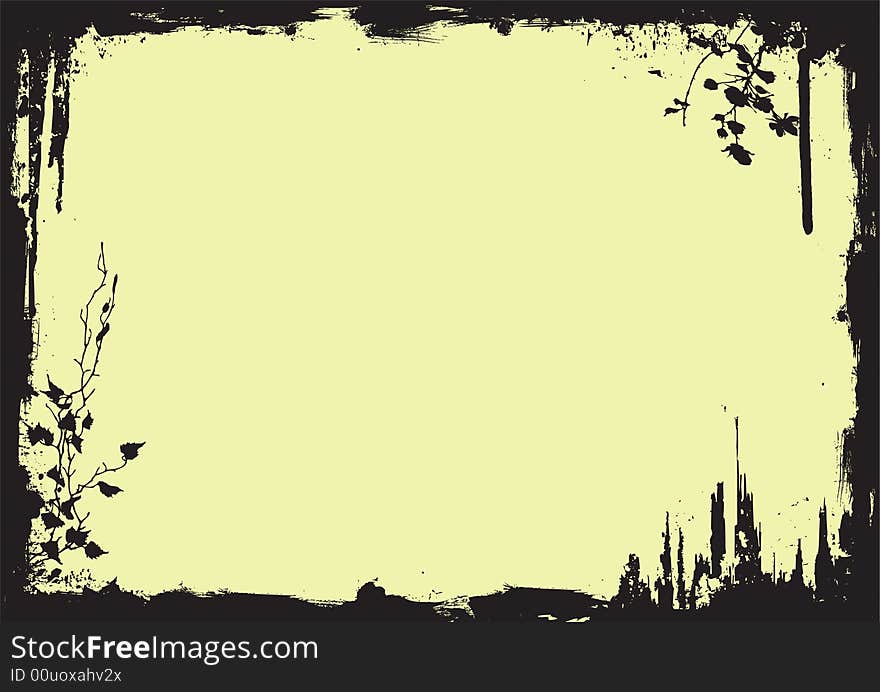 This image is a grunge vector frame illustration.Place your text inside. This image is a grunge vector frame illustration.Place your text inside.