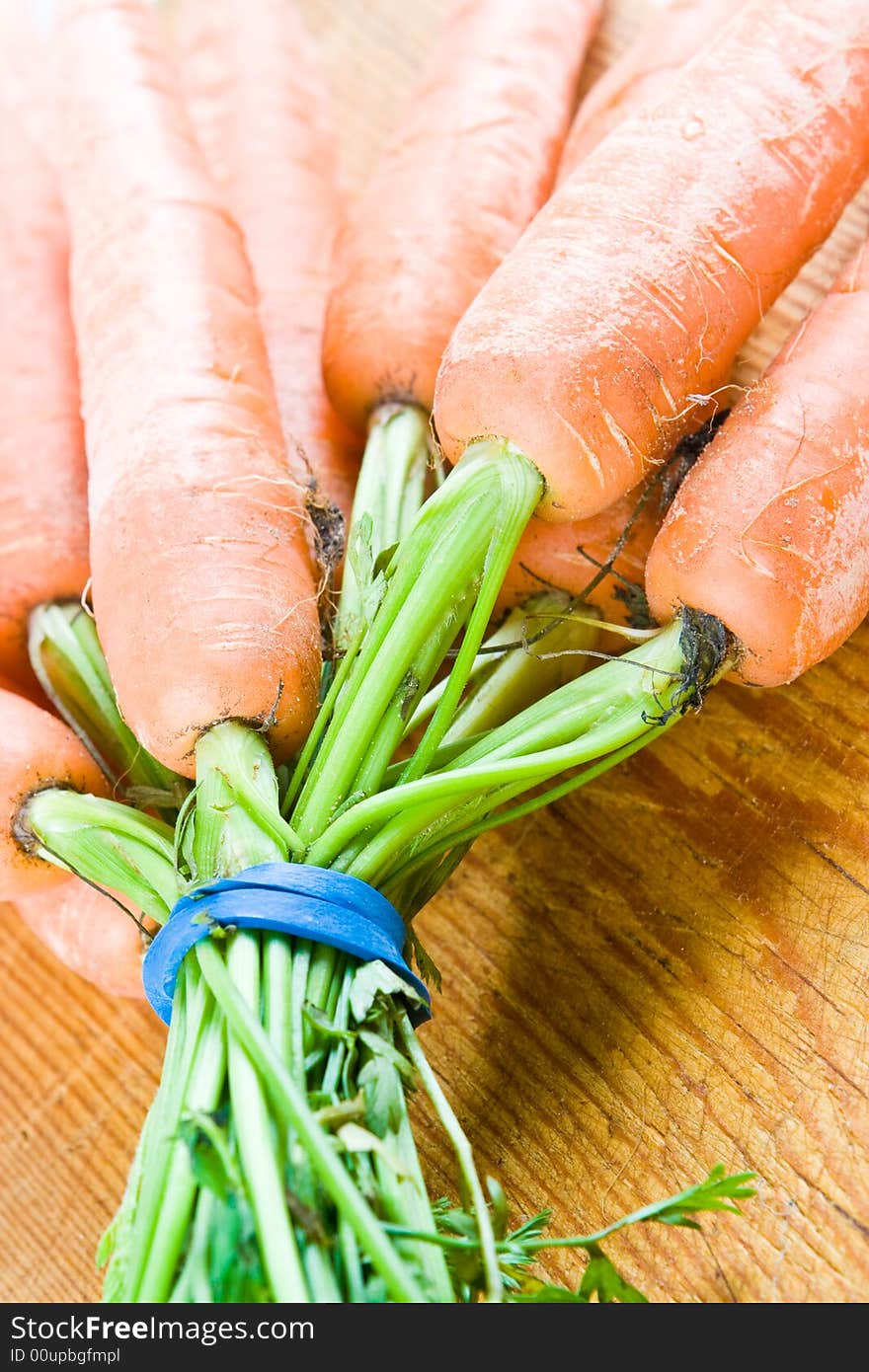 Carrots bound together