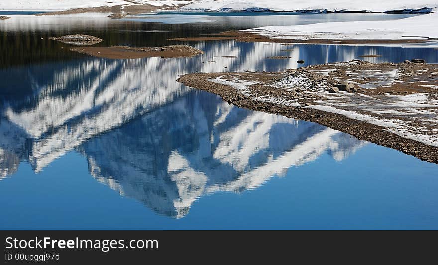 Mountains and lakes in the Canadian Rockies. Mountains and lakes in the Canadian Rockies