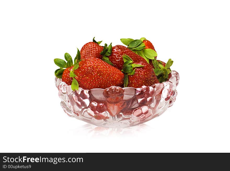 Strawberry In Vase