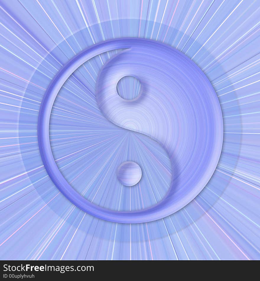 Ying and yang as a symbol of infinity
