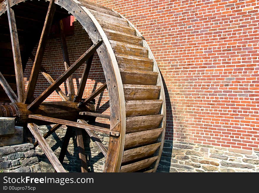 Old mill wheel