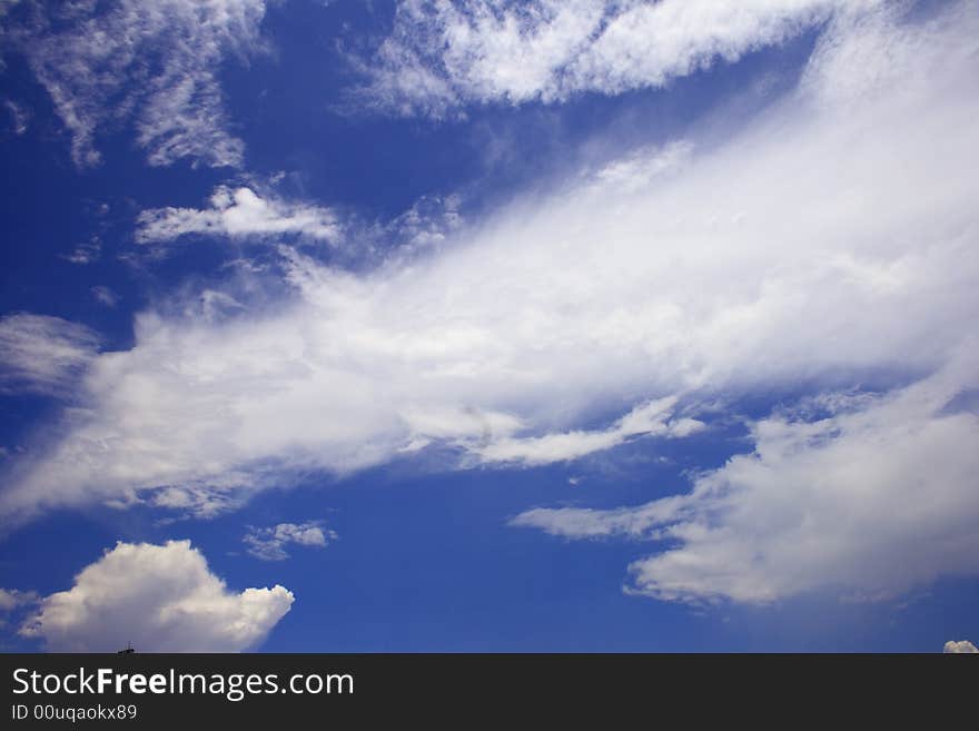 Sky and clouds