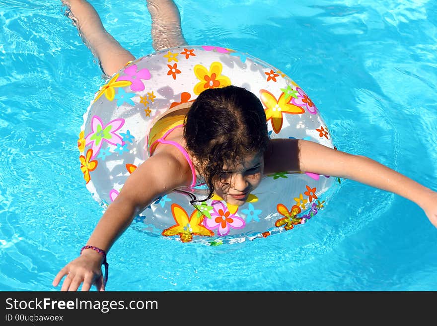 Swimming Girl