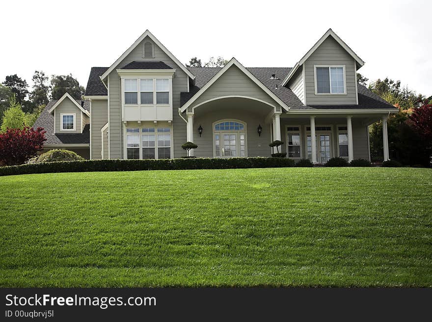 Shot of a Northern California Suburban Home. Shot of a Northern California Suburban Home