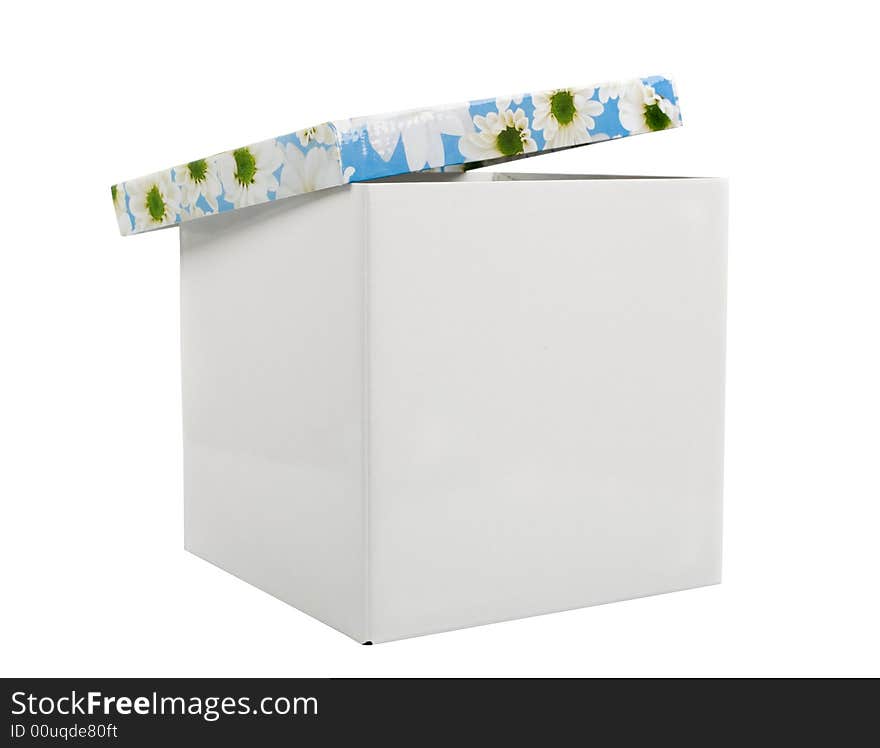 An image of isolated box with present