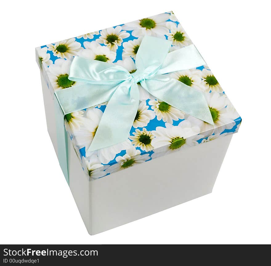 An image of isolated box for gift