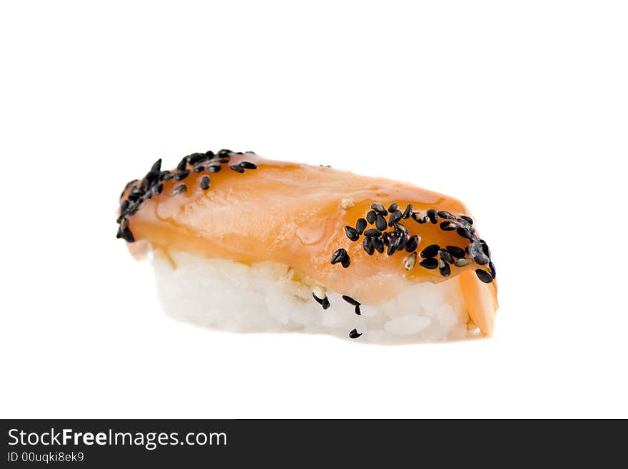 Sushi isolated on white